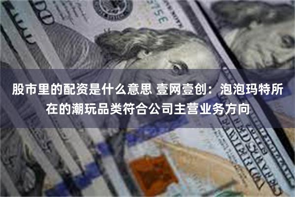 股市里的配资是什么意思 壹网壹创：泡泡玛特所在的潮玩品类符合公司主营业务方向