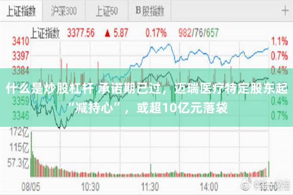 什么是炒股杠杆 承诺期已过，迈瑞医疗特定股东起“减持心”，或超10亿元落袋