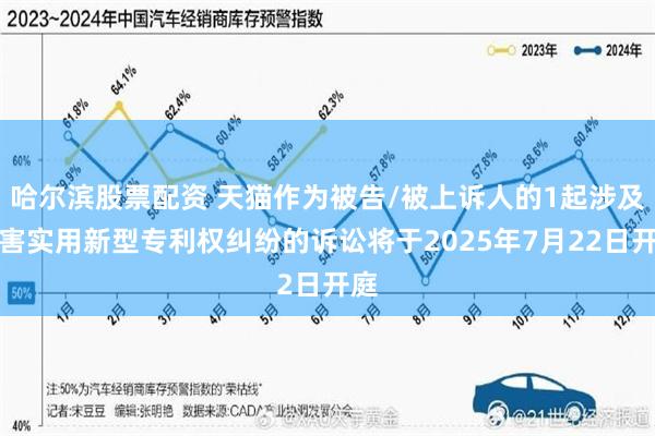 哈尔滨股票配资 天猫作为被告/被上诉人的1起涉及侵害实用新型专利权纠纷的诉讼将于2025年7月22日开庭