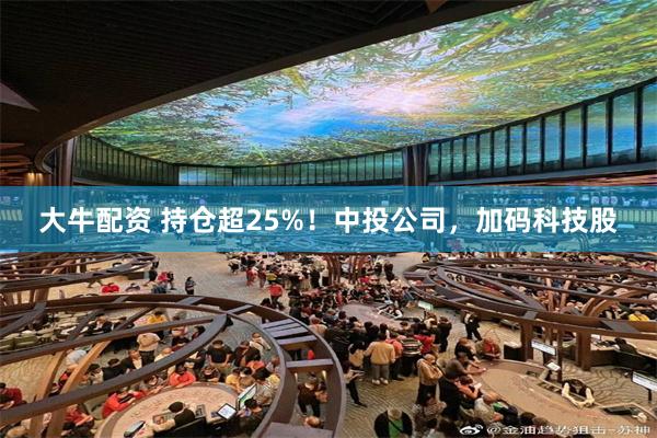 大牛配资 持仓超25%！中投公司，加码科技股